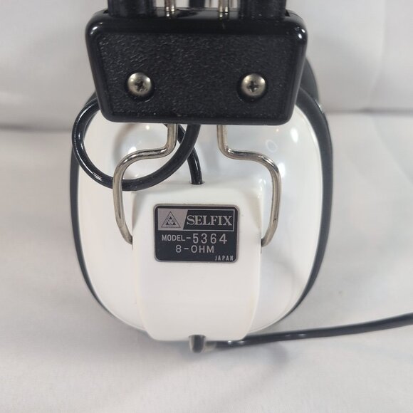 Selfix Stereo Headphone Model 5364 8 OHMS Impedance Vintage 1970s Tested Working - Picture 5 of 16
